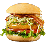 Kings Hawaiian Crispy Chicken Burger 
